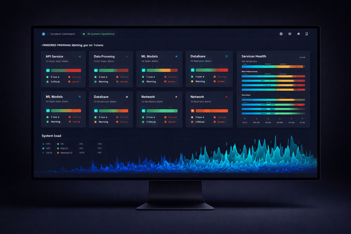 An AI monitoring dashboard with 92% faster incident response
